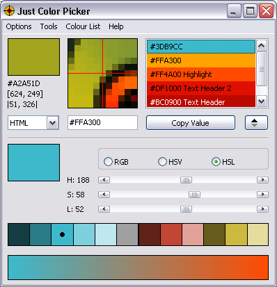 Color picker software